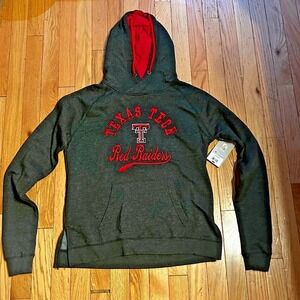 NWT Texas Tech Red Raiders Women's Hooded Sweatshirt Hoodie‎ Size Small T52-38